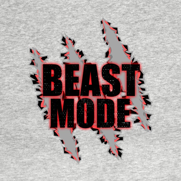 Beast Mode Claw Gym Fitness Design by Bazzar Designs